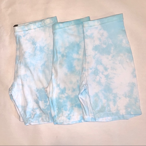 Pants - Custom Tie Die Biker Shorts Size XS